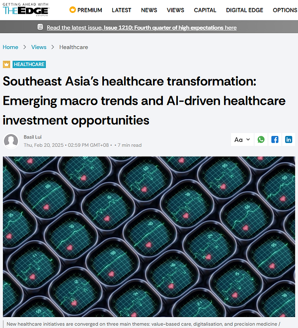 The Edge Singapore article